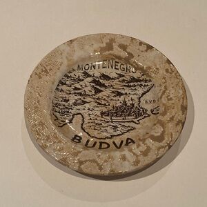 Montenegro Budva Souvenir Plate